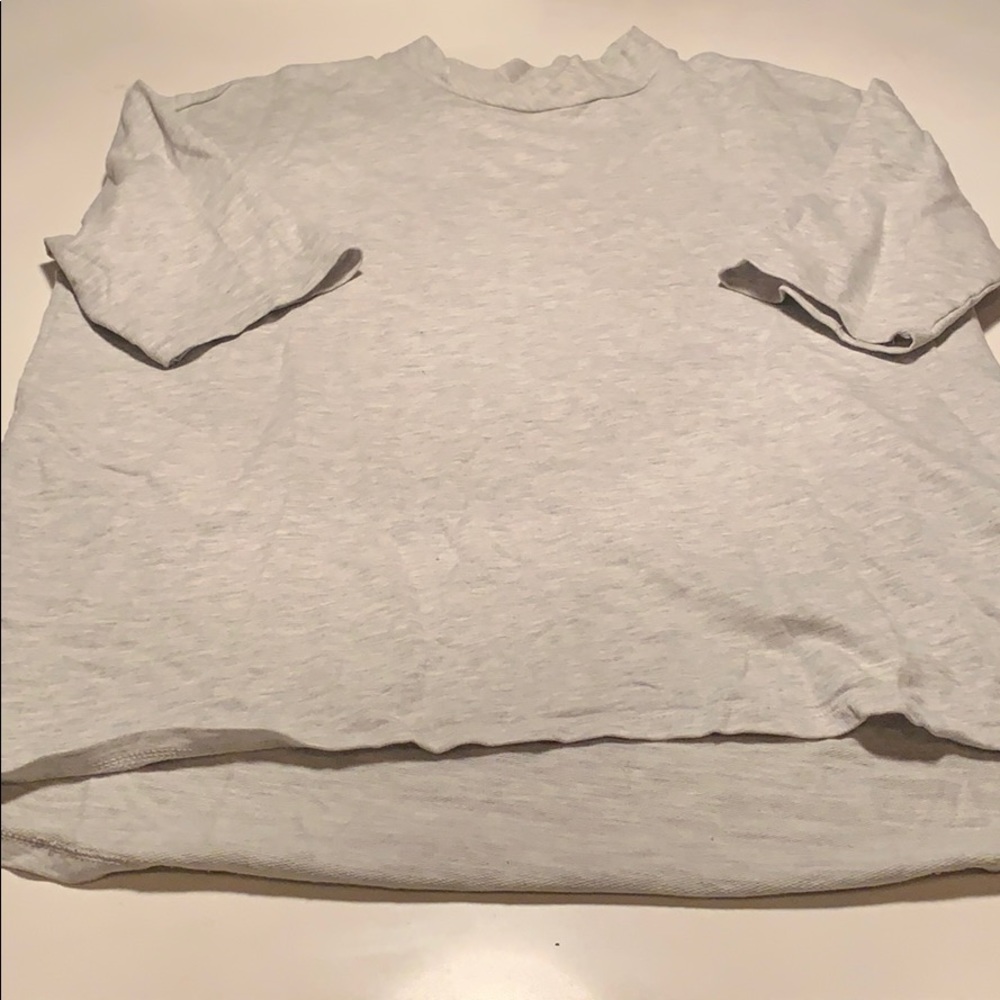 mock neck zara shirt